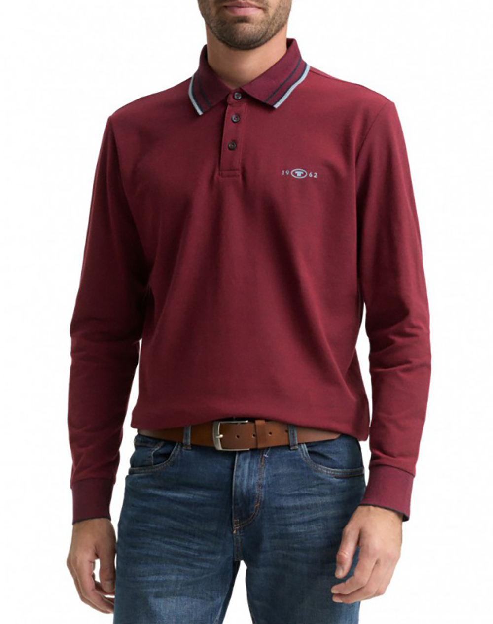 TOM TAILOR DETAILED P ΜΠΛΟΥΖΑ ΑΝΔΡΙΚΟ 1047798-39223 Red