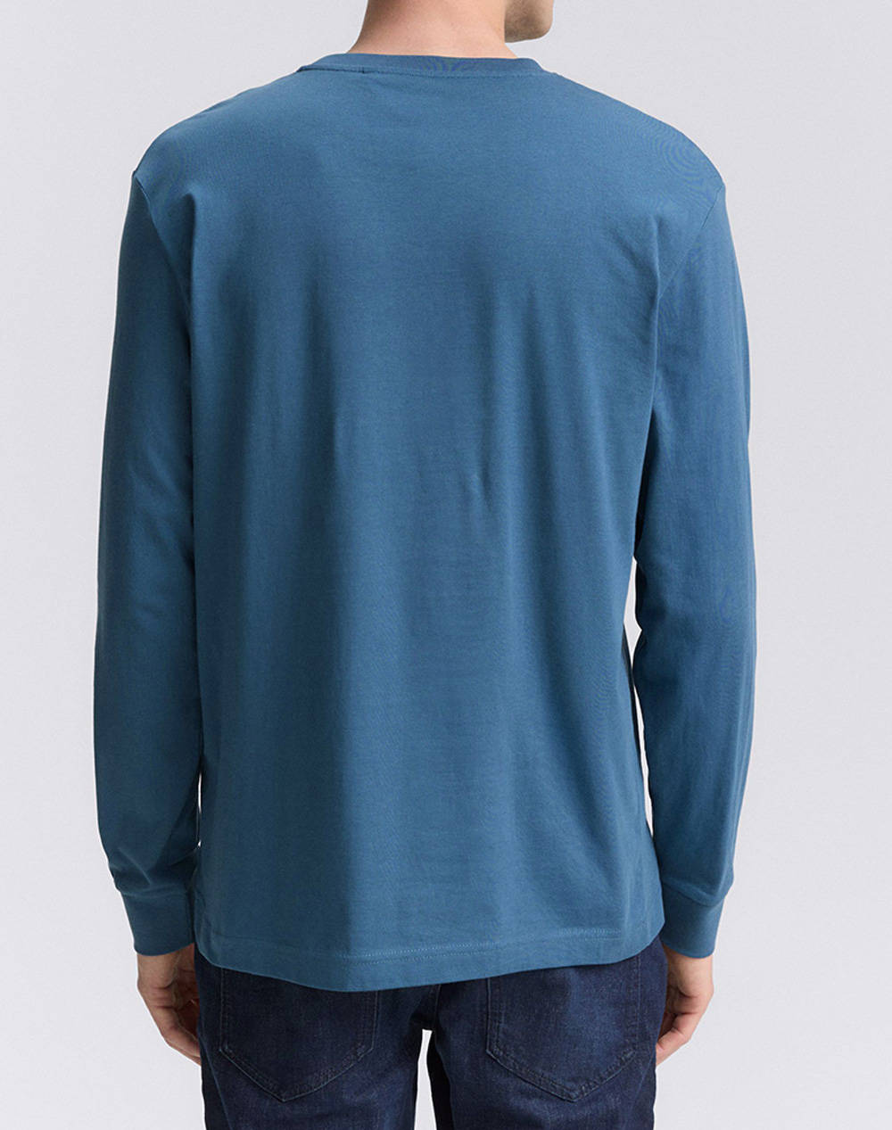 TOM TAILOR PRINTED LONGSLEEVE ΜΠΛΟΥΖΑ ΑΝΔΡΙΚΟ 1047769-38224 SkyBlue φωτογραφία