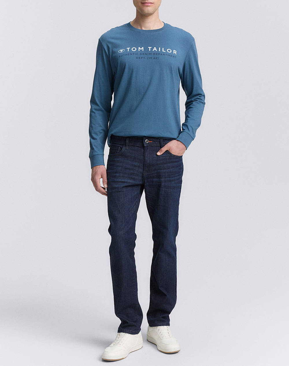 TOM TAILOR PRINTED LONGSLEEVE ΜΠΛΟΥΖΑ ΑΝΔΡΙΚΟ 1047769-38224 SkyBlue φωτογραφία