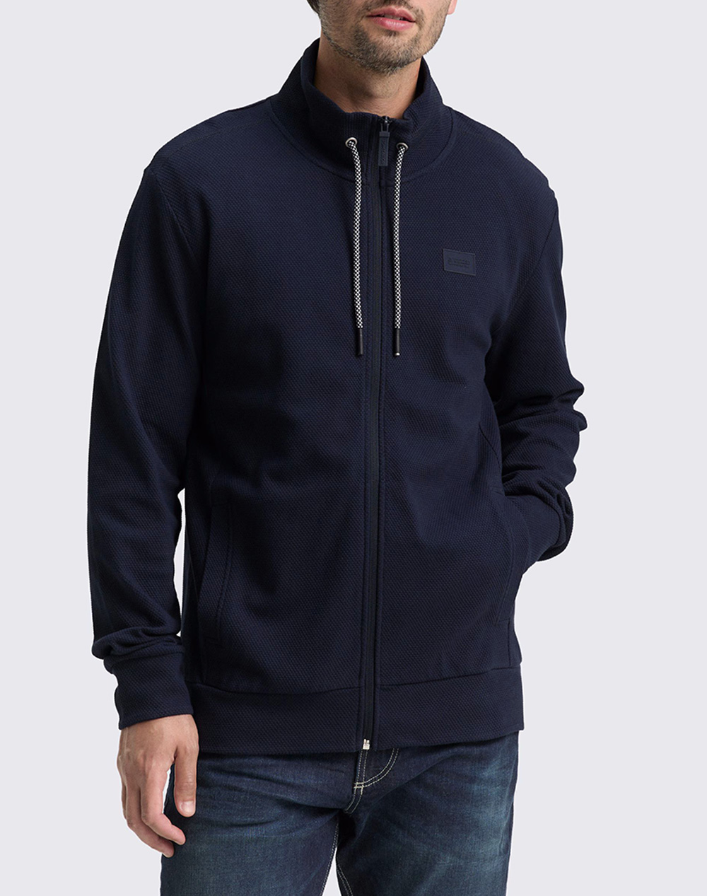 TOM TAILOR STRUCTURED ΜΠΛΟΥΖΑ ΑΝΔΡΙΚΟ 1047792-10668 DarkBlue