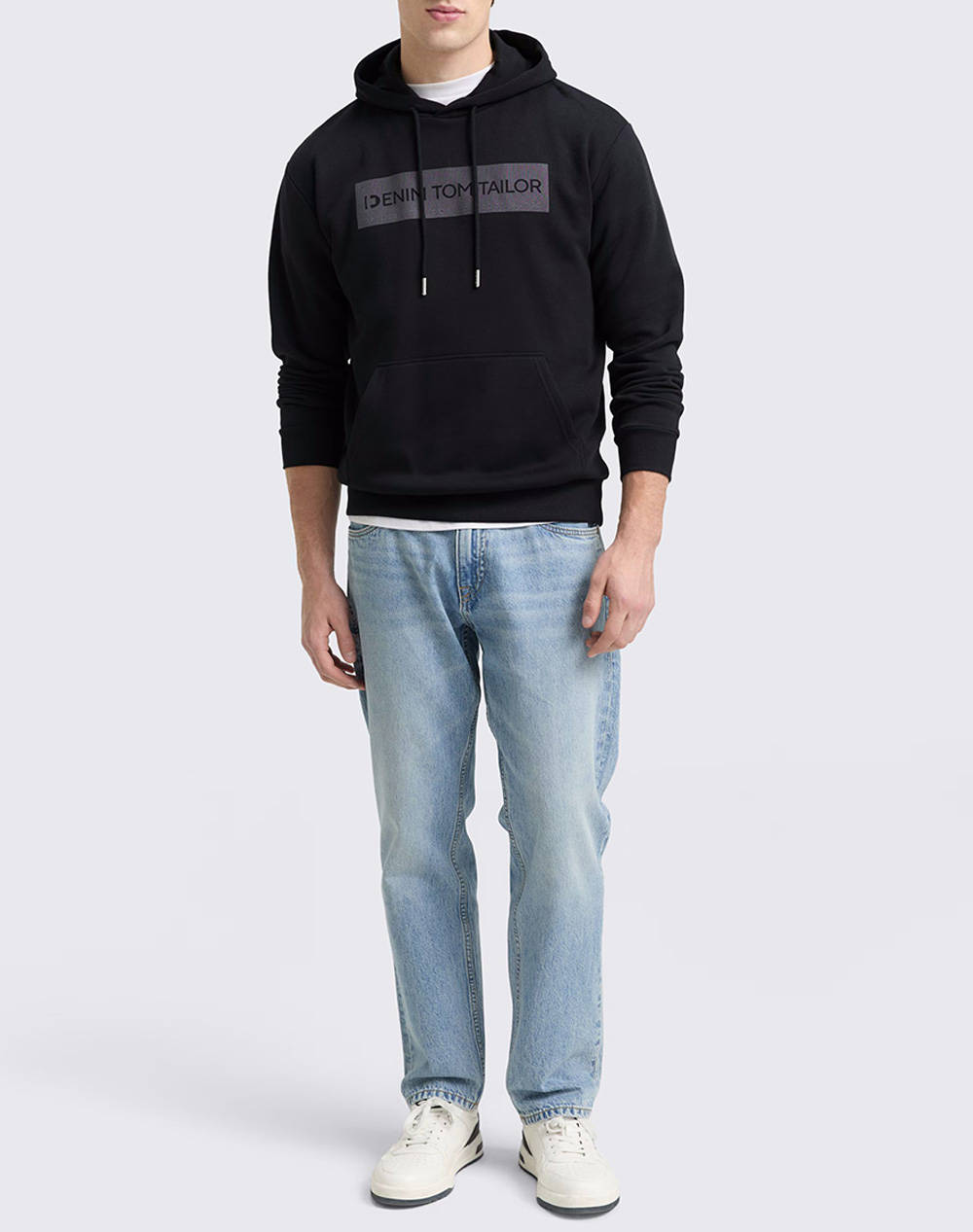 TOM TAILOR PRINTED SWEAT HOODIE ΦΟΥΤΕΡ ΑΝΔΡΙΚΟ 1047942-10429 Black φωτογραφία