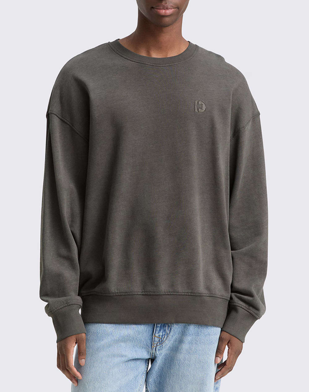 TOM TAILOR RELAXED OVERDYED SWEAT WI ΦΟΥΤΕΡ ΑΝΔΡΙΚΟ 1049004-29999 DarkSlateGrey