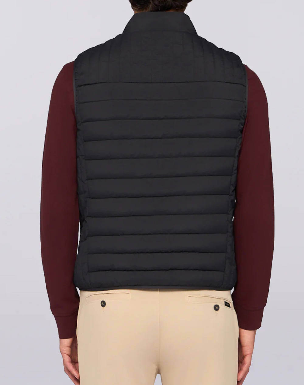 TRUSSARDI LIGHT PADDED VEST - CRINKLE NYLON MO802N10-033 Black φωτογραφία