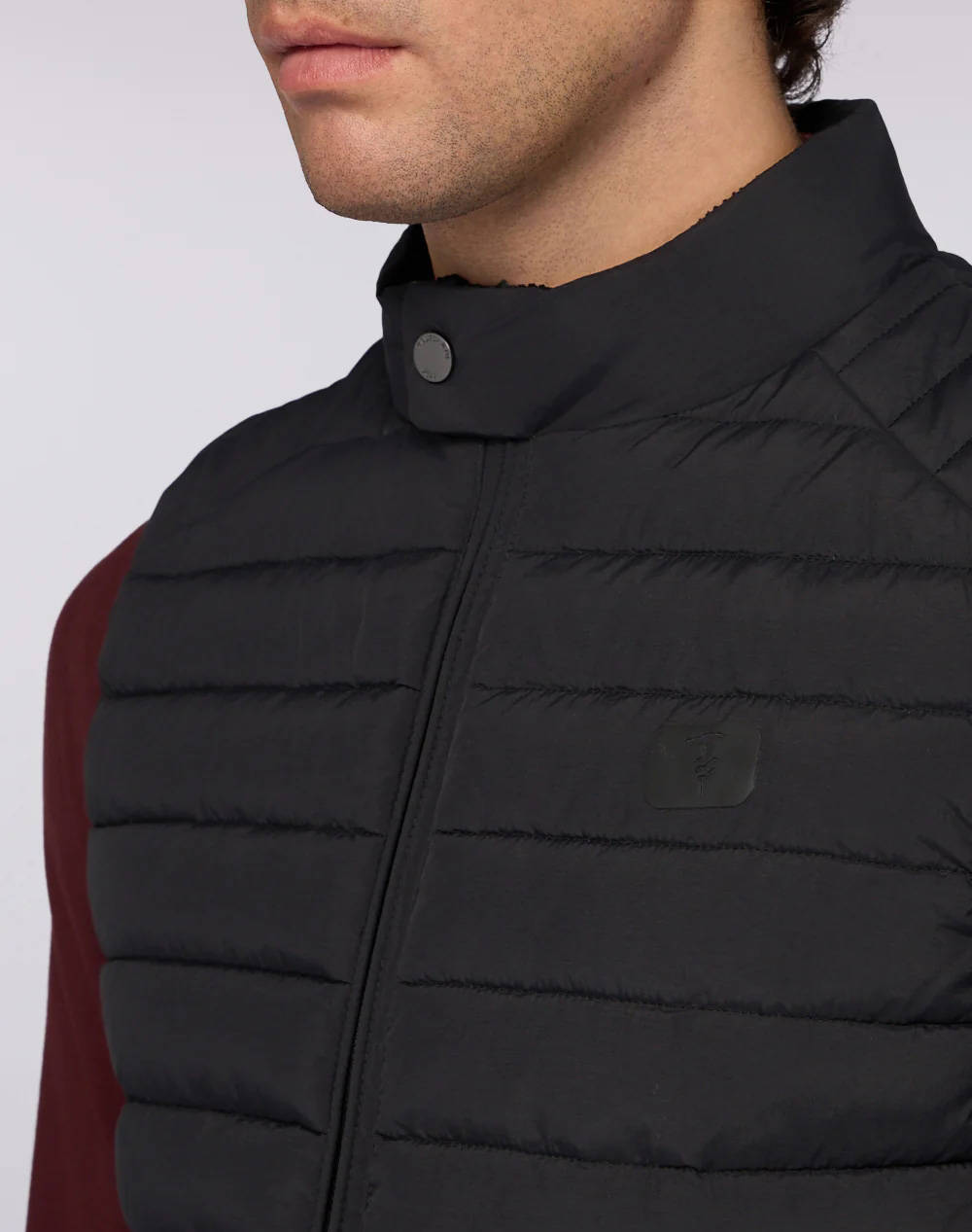 TRUSSARDI LIGHT PADDED VEST - CRINKLE NYLON MO802N10-033 Black φωτογραφία