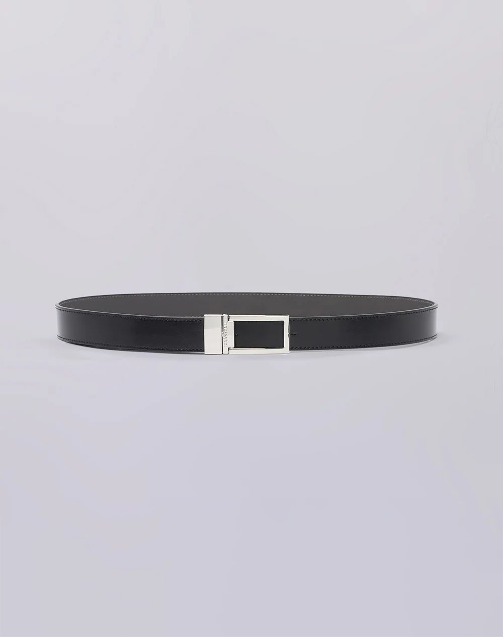 TRUSSARDI BELT-CINTURA IN VITELLO A T REVERSIBILE MER02L60-033 Black