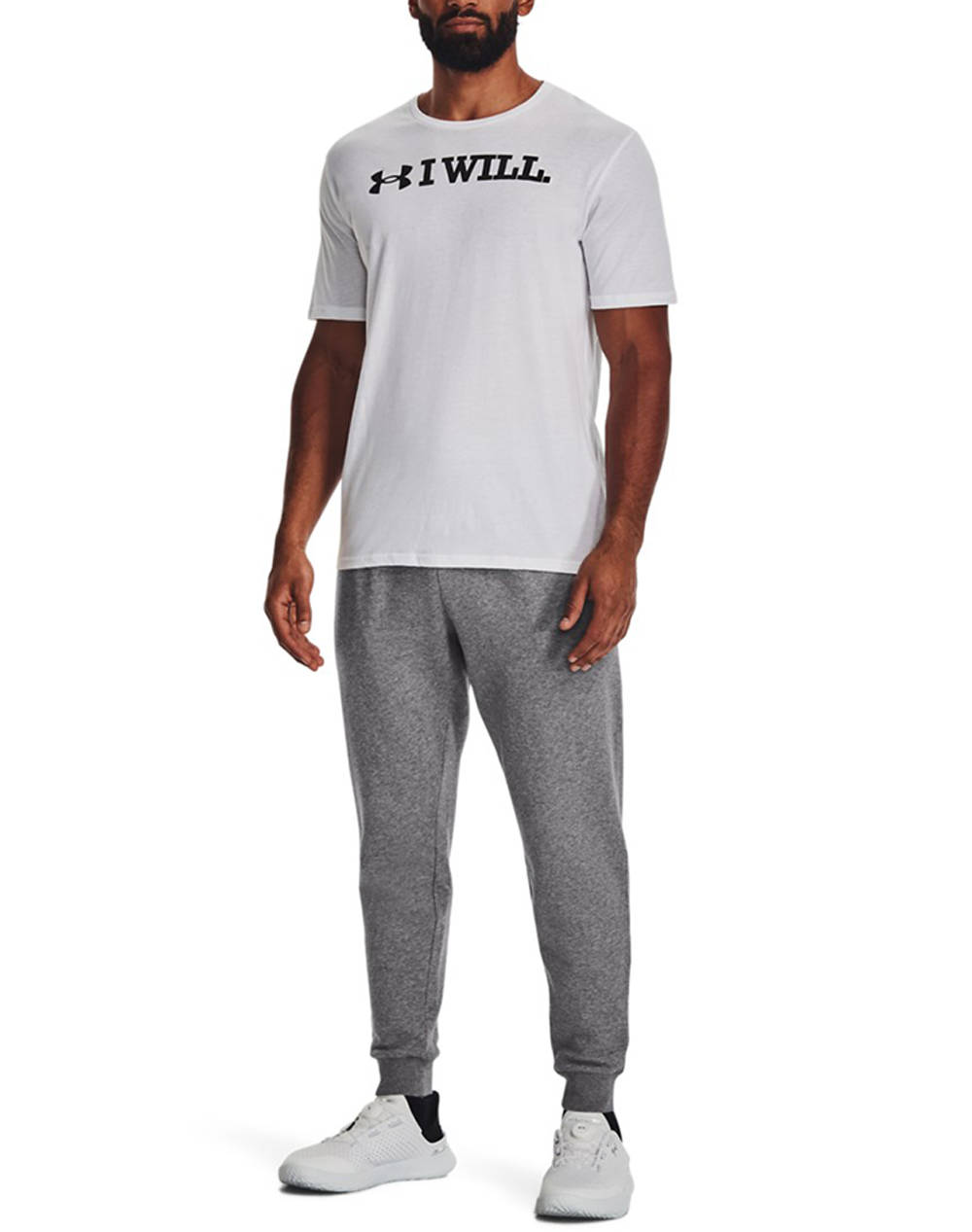 UNDER ARMOUR UA Rival Fleece Joggers 1379774-025 Gray φωτογραφία