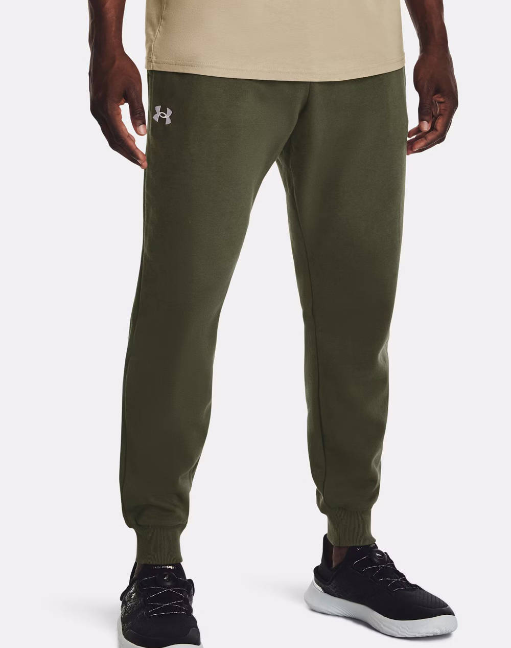 UNDER ARMOUR UNDER ARMOUR UA Rival Fleece Joggers 1379774-390 Olive