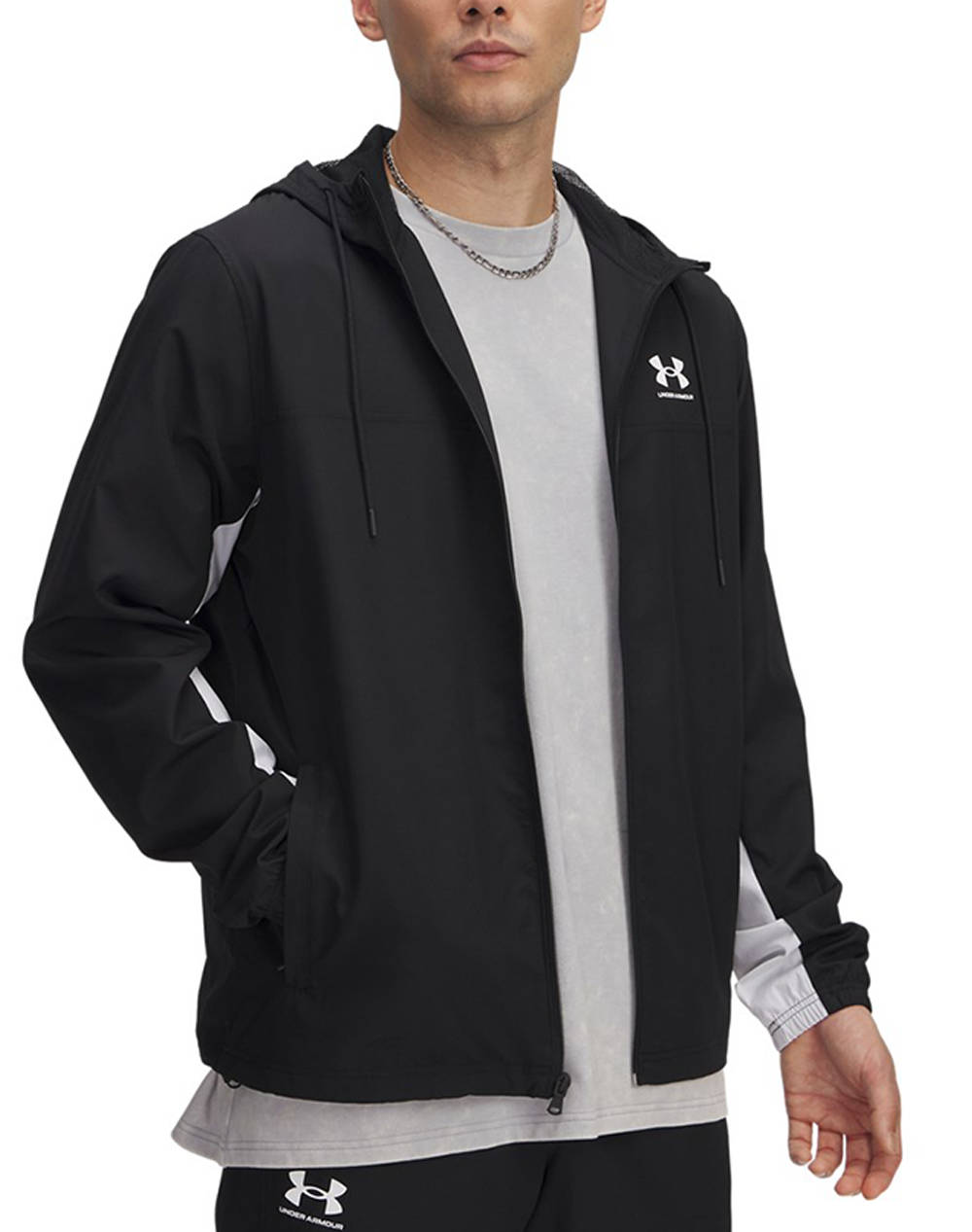 UNDER ARMOUR UA Rival Wvn Windbreaker 1390149-001 Black