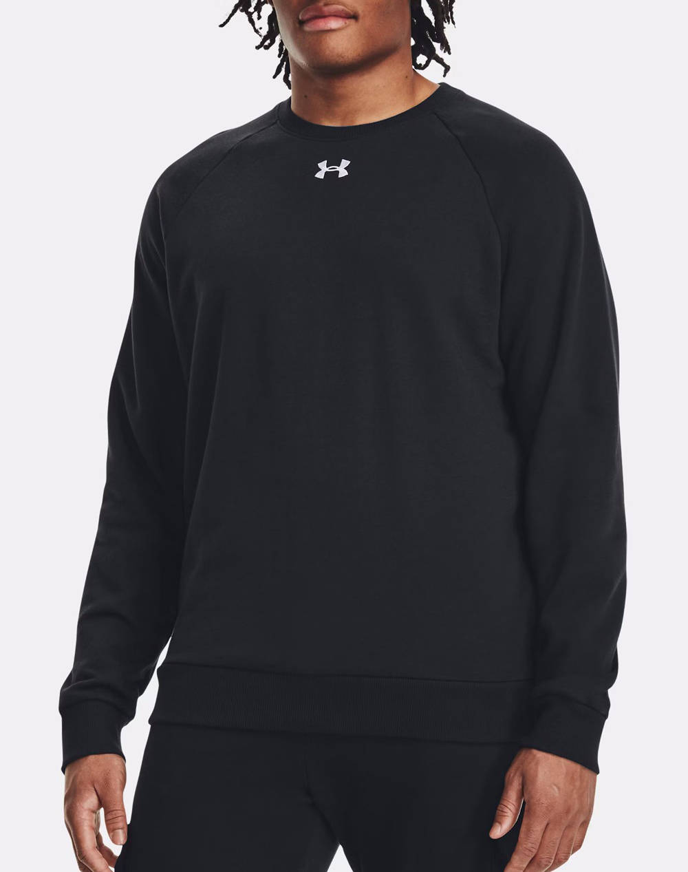 UNDER ARMOUR UA Rival Fleece Crew 1379755-001 Black
