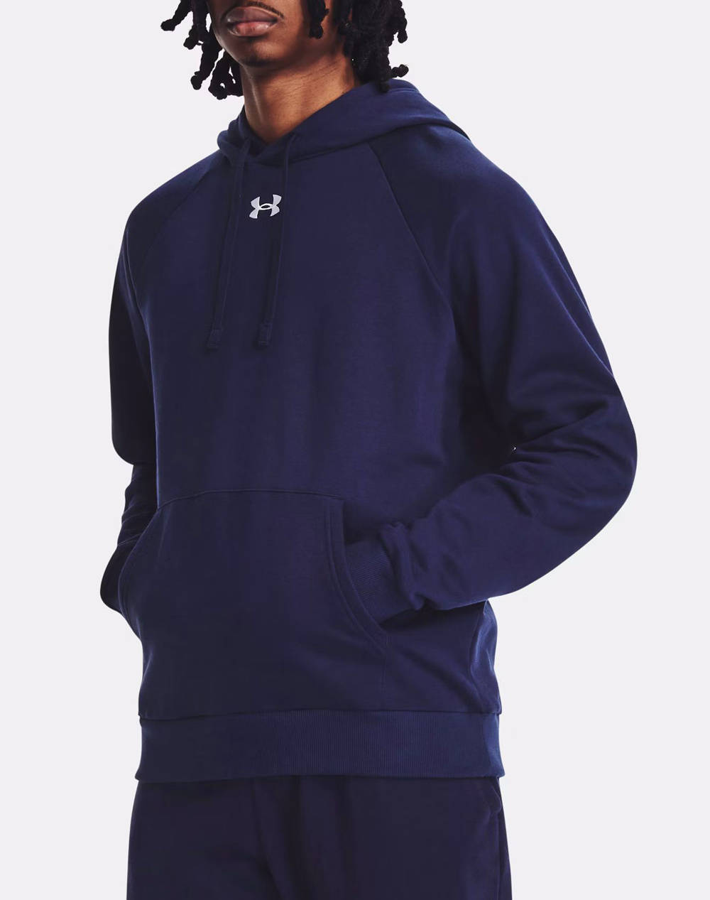 UNDER ARMOUR UA Rival Fleece Hoodie 1379757-410 DarkBlue
