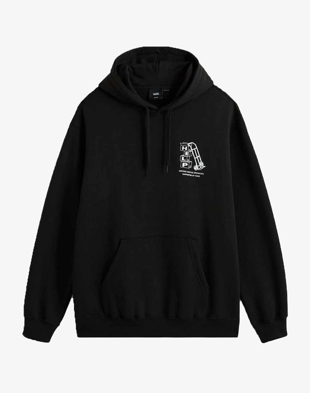 Vans Moving Co Pullover Vn000Pabblk1-Vnblk Black ανδρικά ρούχα μπλούζες φούτερ Politikos Shop Πολιτικός