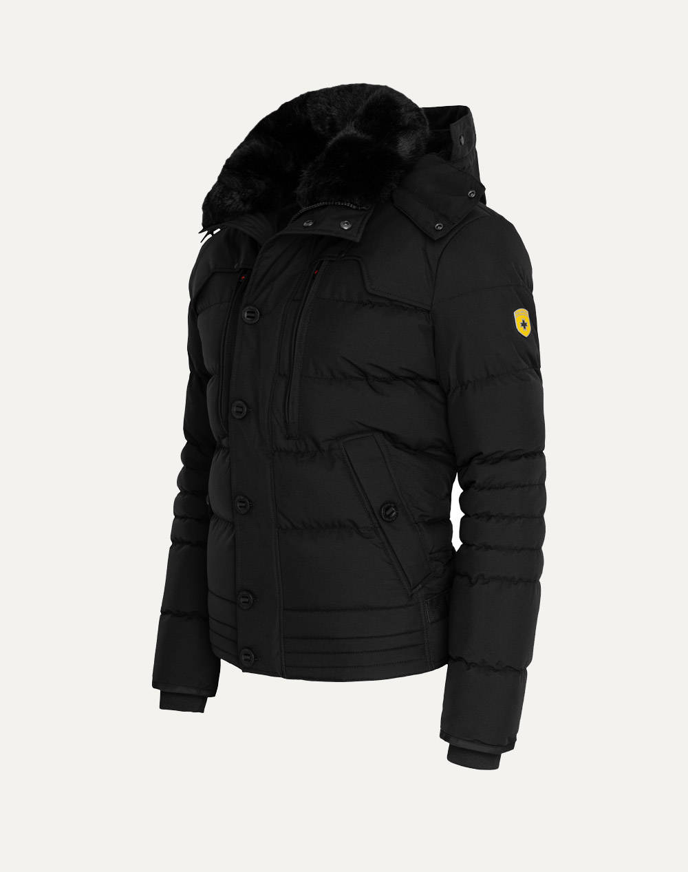 Wellensteyn Jacket Stad-565-Schwarz Black ανδρικά ρούχα Πανωφορια μπουφάν Politikos Shop Πολιτικός