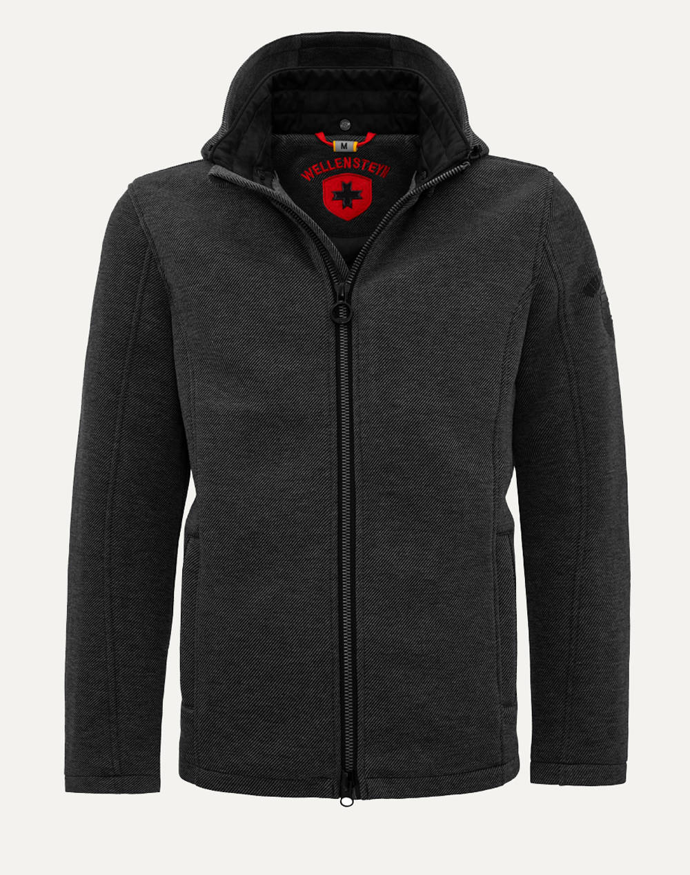 WELLENSTEYN Jacket SARAM-1000-Darkgreymelange/ Black DarkGray
