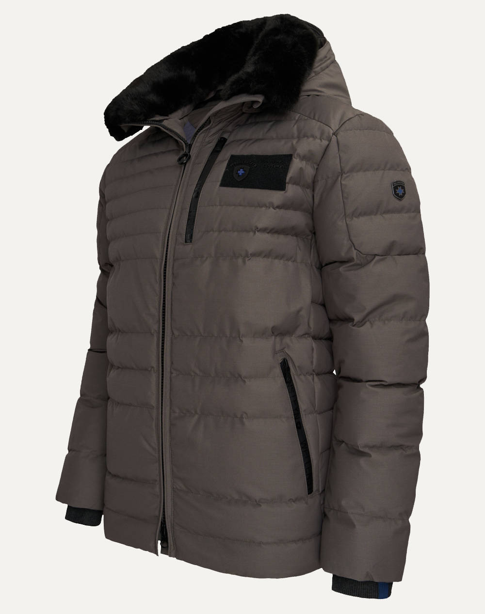 Wellensteyn Jacket Pola-541-Flintstone Gray ανδρικά ρούχα Πανωφορια μπουφάν Politikos Shop Πολιτικός