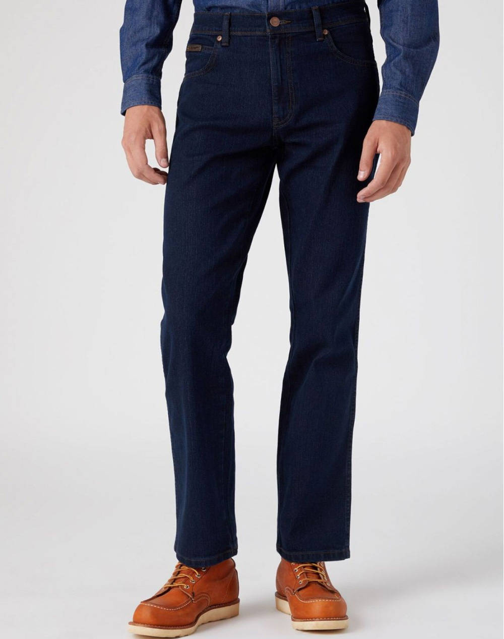 WRANGLER TEXAS 112126060-BLUE BLACK DenimDarkBlue