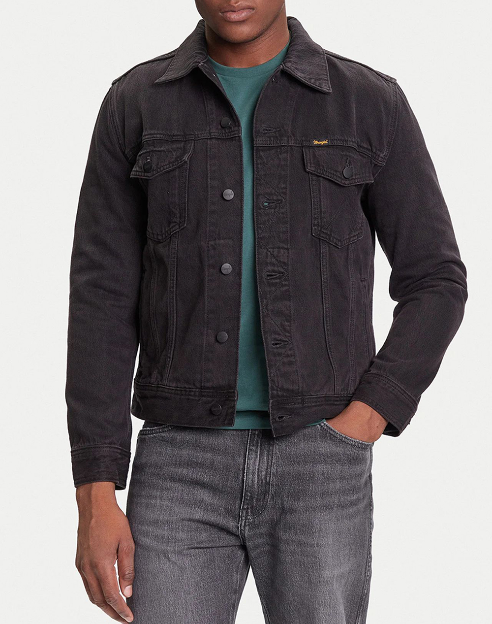 WRANGLER CLASSIC JACKET 112371439-ORION DarkSlateGrey