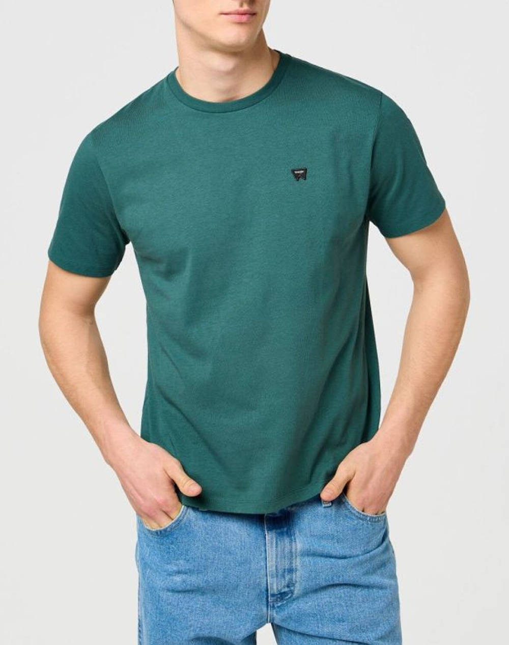 WRANGLER SIGN OFF TEE 112371479-Bistro Green Green