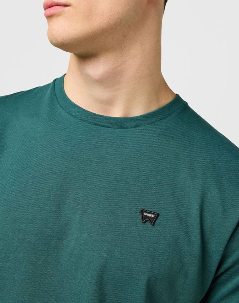 WRANGLER SIGN OFF TEE 112371479-Bistro Green Green φωτογραφία