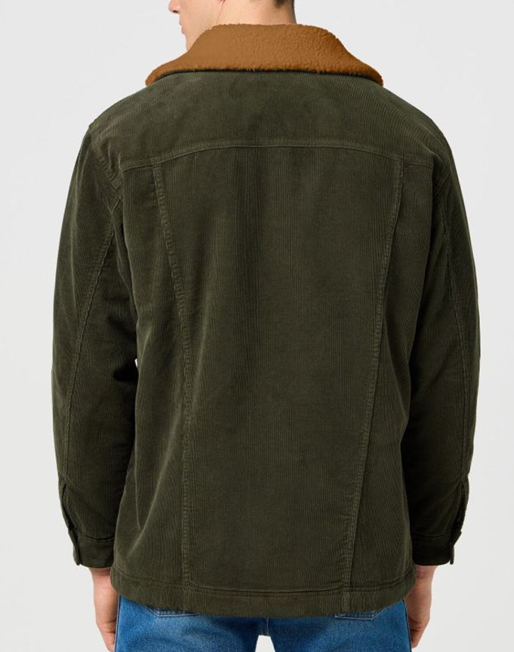 WRANGLER WRANGE COAT 112371443-FOREST NIGHT Khaki φωτογραφία
