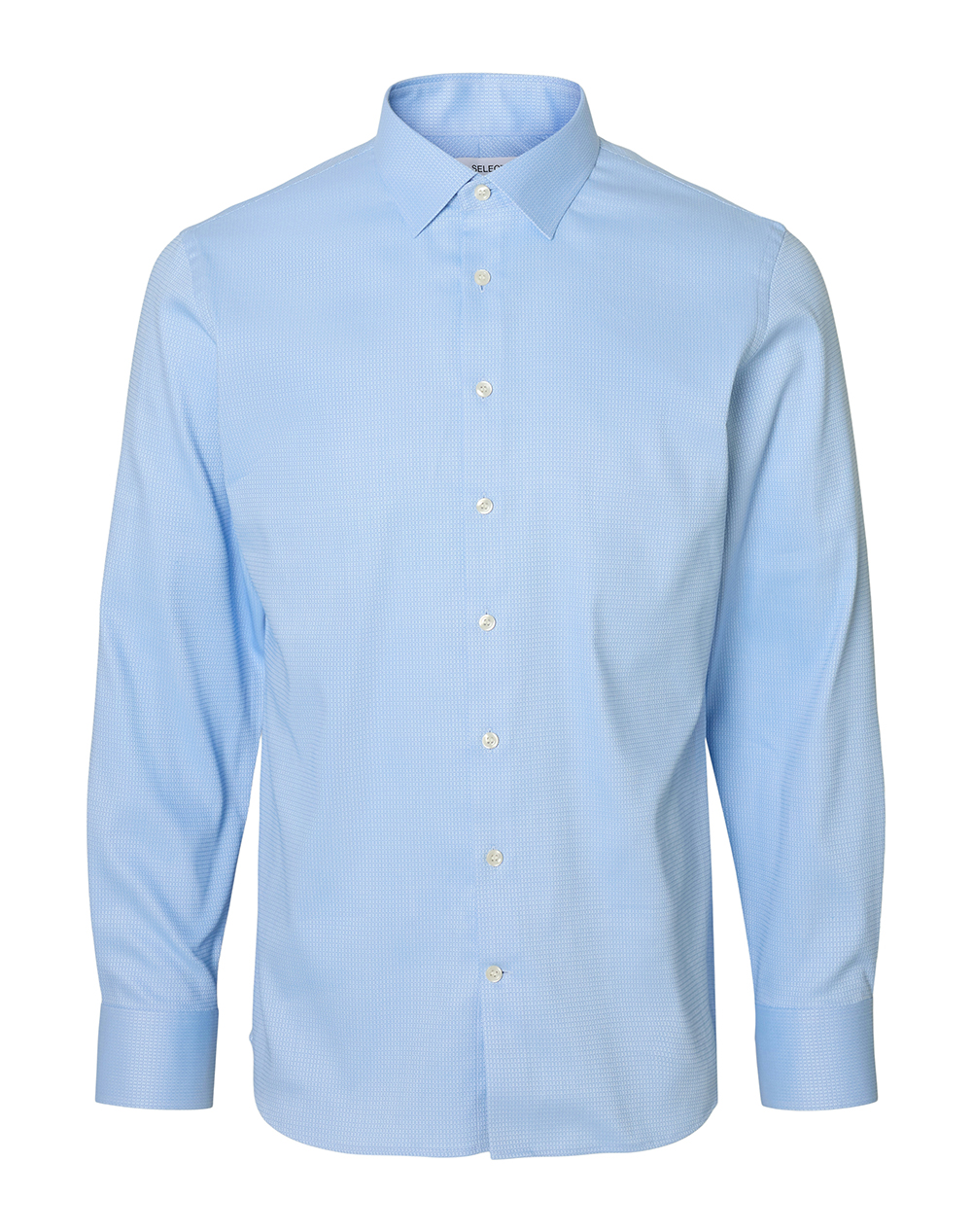 SELECTED SLHSLIMPERFORMANCE LS SHIRT CLASSIC 16096901-Light BlueDobby SkyBlue