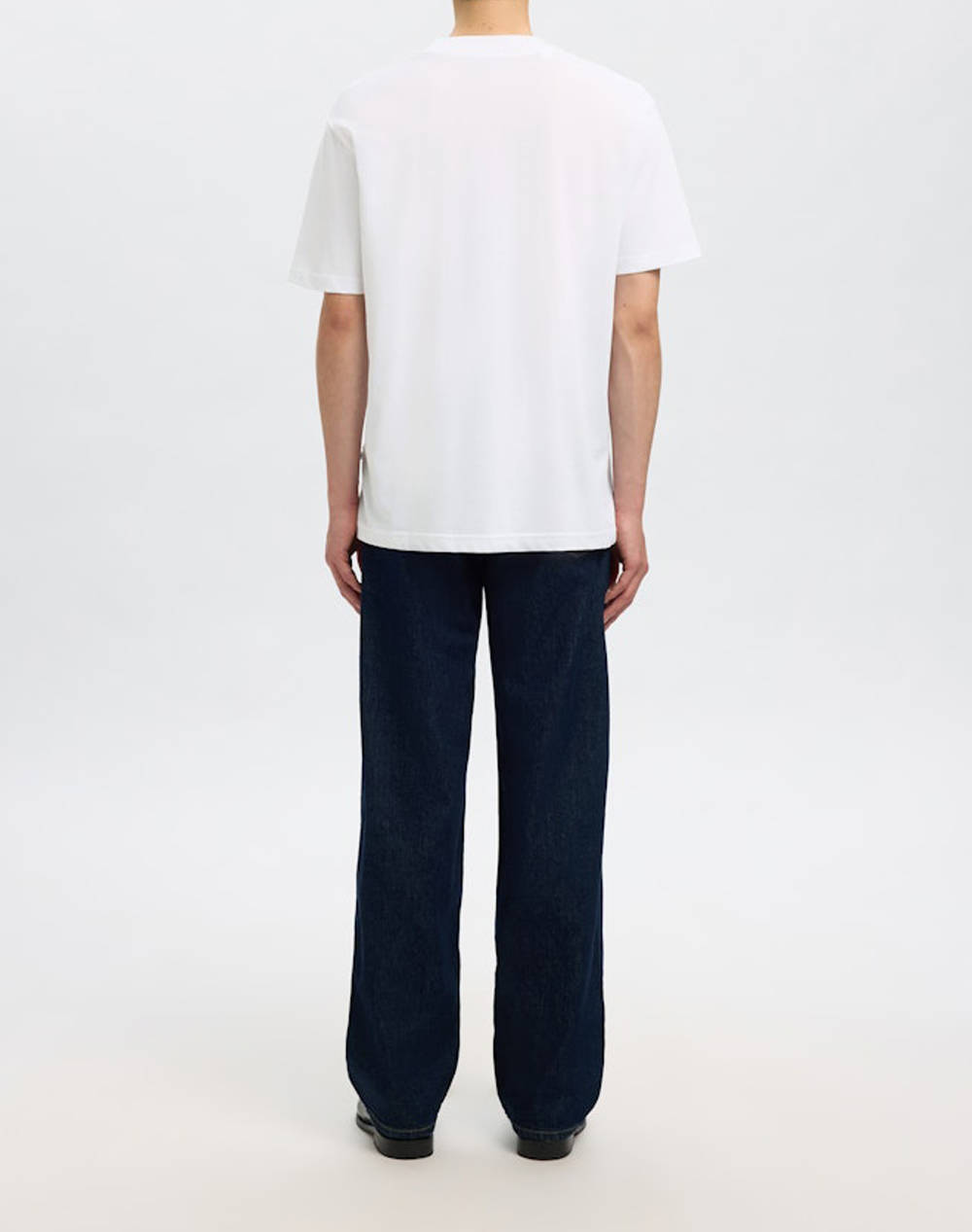 SELECTED SLHCOLMAN SS O-NECK TEE NOOS 16077385-BRIGHT WHITE White φωτογραφία