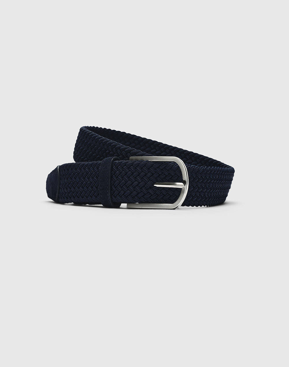 SELECTED SLHTOM BRAIDED TEXTILE BELT 16094661-Sky Captain DarkBlue