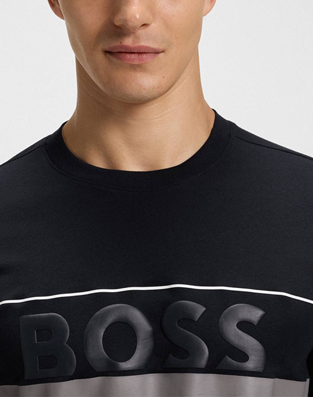 BOSS Tee Iconic Zone 10274735 01 50550113-402 DarkBlue φωτογραφία