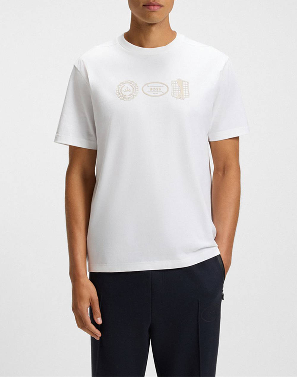 BOSS Tee GL 10273332 01 50543874-100 White