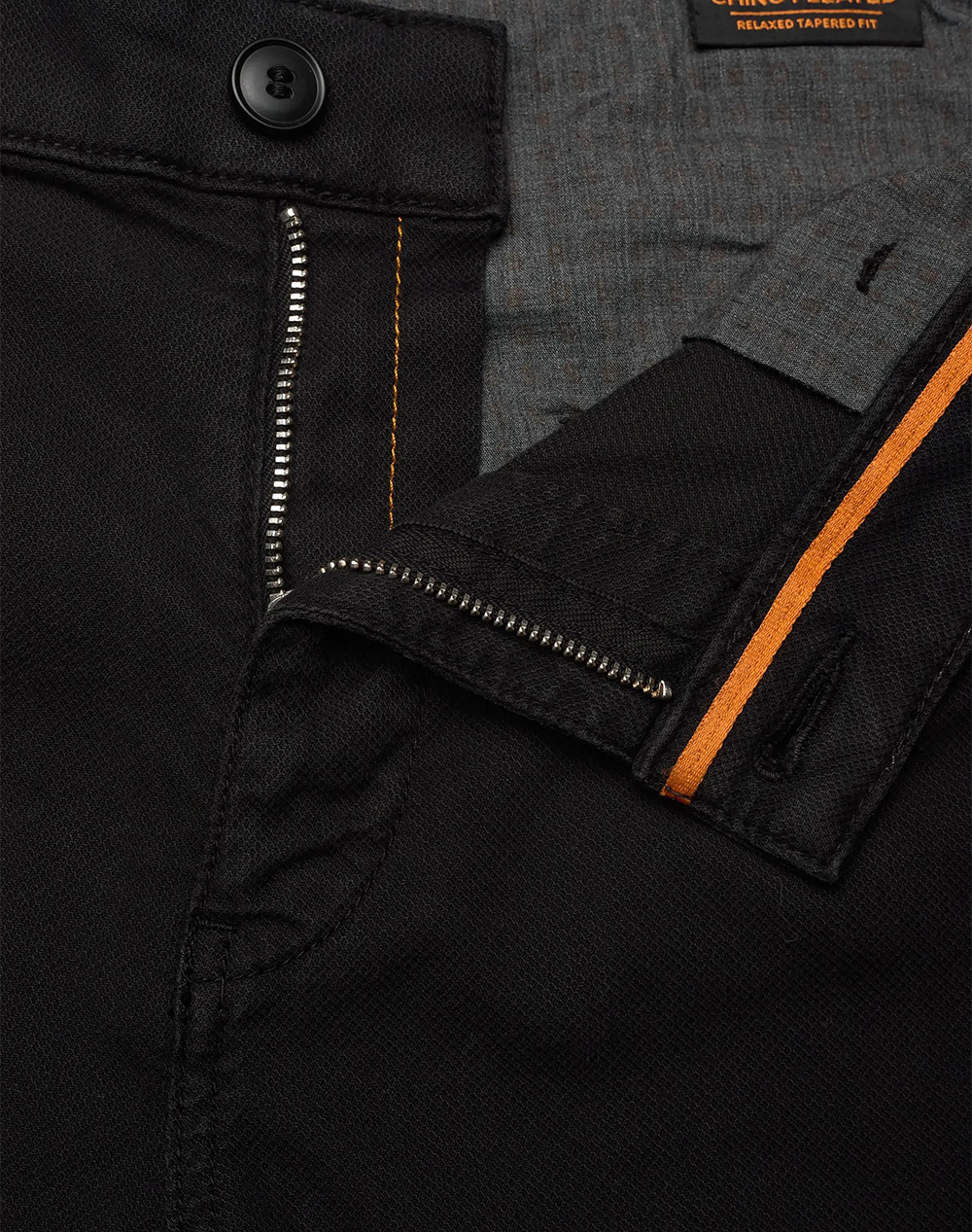 Boss Chino-Pleated 10272907 01 50548220-001 Black ανδρικά ρούχα παντελόνια Chinos Politikos Shop Πολιτικός