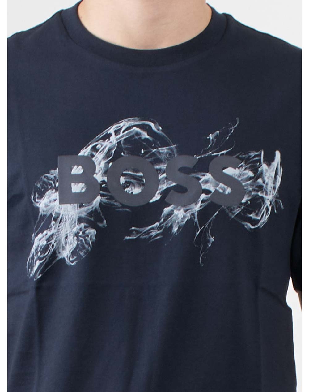 Boss C-Thompson 215 10275619 01 50549282-404 Darkblue ανδρικά ρούχα μπλούζες T-Shirt Politikos Shop Πολιτικός