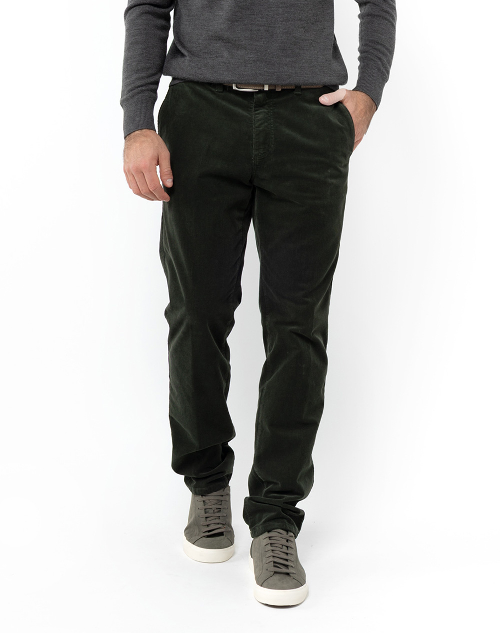 THE BOSTONIANS ΠΑΝΤΕΛΟΝΙ ΚΟΤΛΕ REGULAR FIT 3CN252601-OLIVE Olive