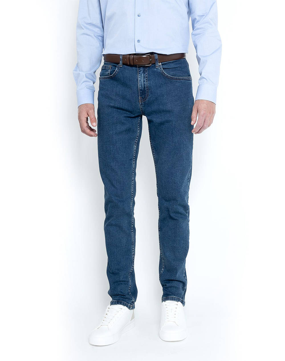 THE BOSTONIANS ΠΑΝΤΕΛΟΝΙ DENIM 5-POCKET REGULAR FIT 3CJ2611023-INDIGO DenimBlue