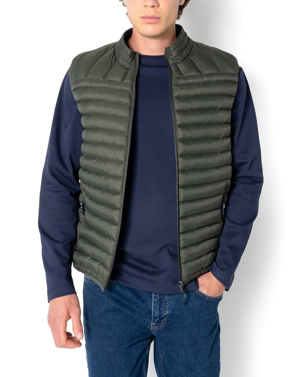 THE BOSTONIANS ΓΙΛΕΚΟ BODY WARM REGULAR FIT 3W198T649-DARK Olive