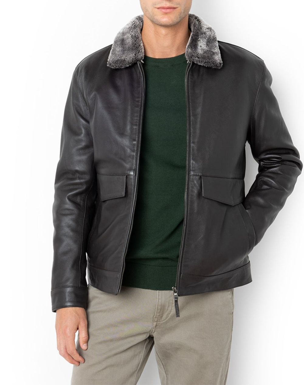 THE BOSTONIANS ΜΠΟΥΦΑΝ ΔΕΡΜΑΤΙΝΟ REGULAR FIT 3WL00112-BROWN Mixed