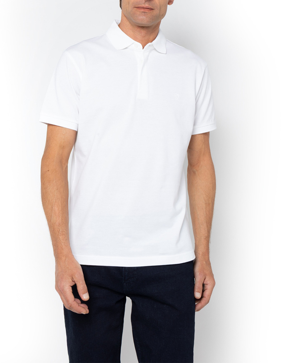 THE BOSTONIANS ΜΠΛΟΥΖΑ POLO PIQUE REGULAR FIT 3PS1001U-WHITE White
