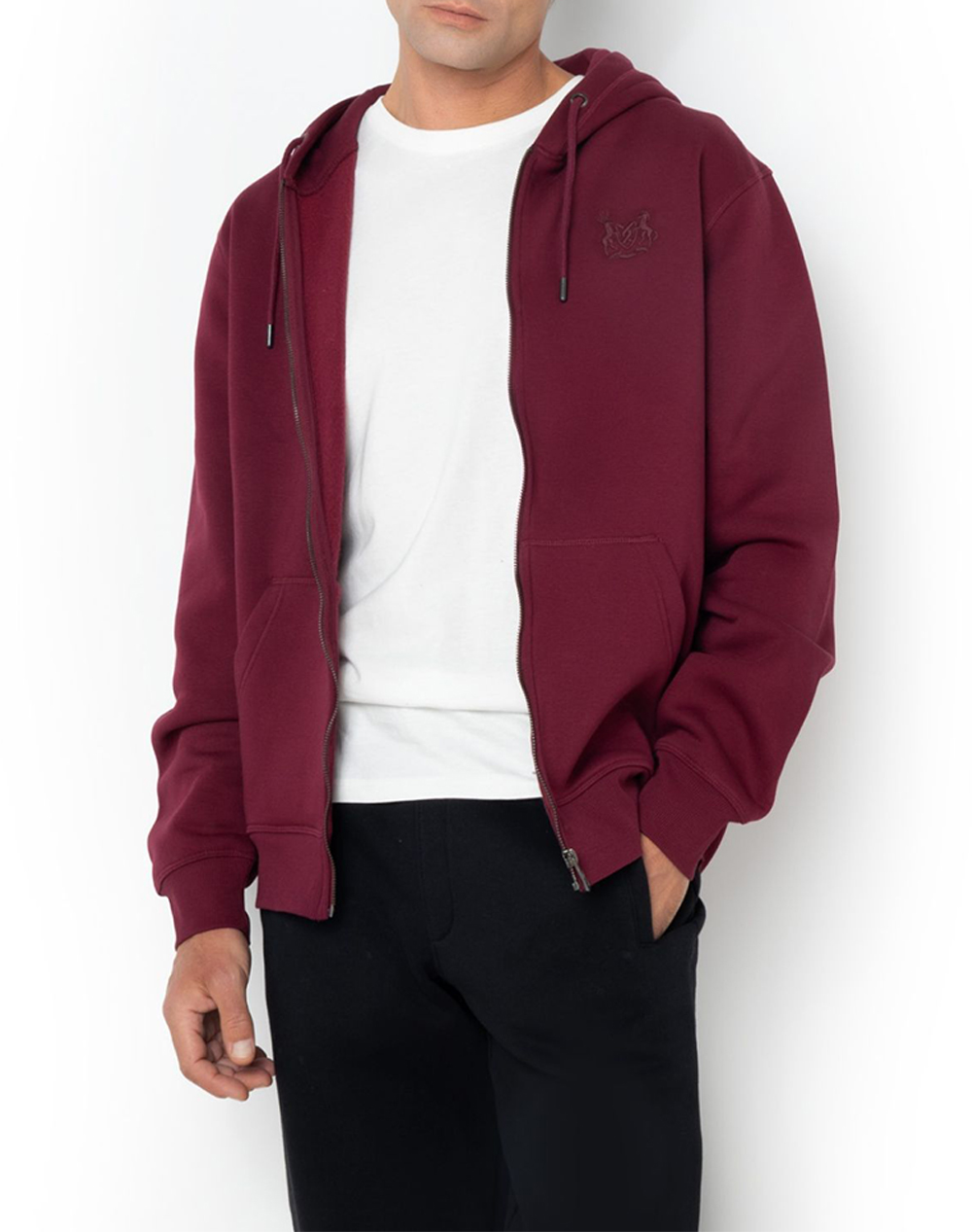 THE BOSTONIANS ΦΟΥΤΕΡ ΒΑΜΒΑΚΕΡΟ REGULAR FIT 3RO1003-BURGUNDY Bordeux