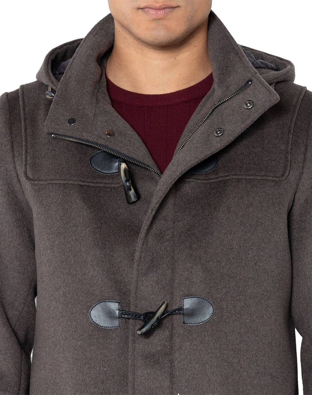 THE BOSTONIANS ΠΑΛΤΟ MONTGOMERY REGULAR FIT 3W2490T729-BROWN Moccasin φωτογραφία