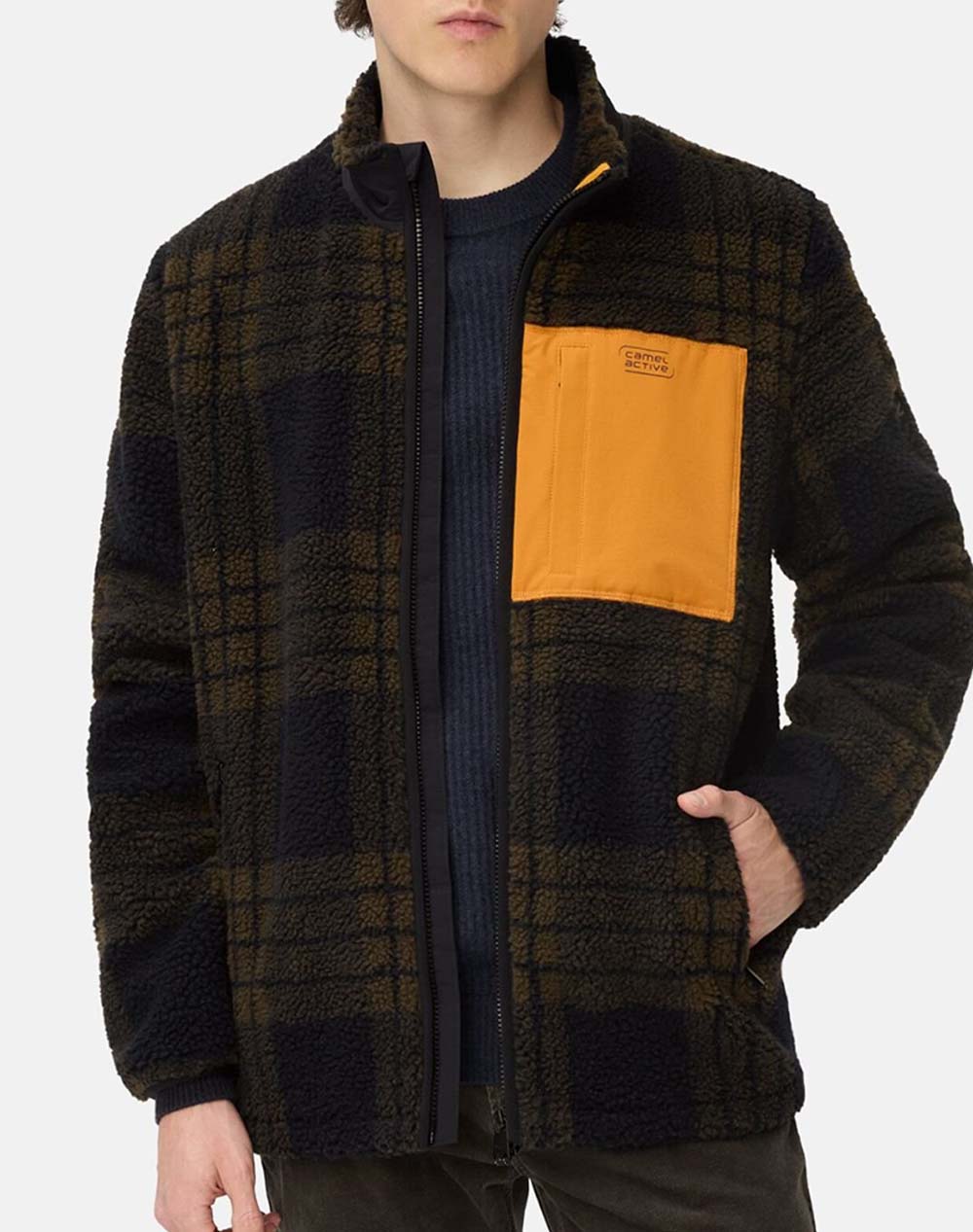 CAMEL ACTIVE ΜΠΟΥΦΑΝ contrast chest pocket C252-409401-6W41-27 DarkBrown