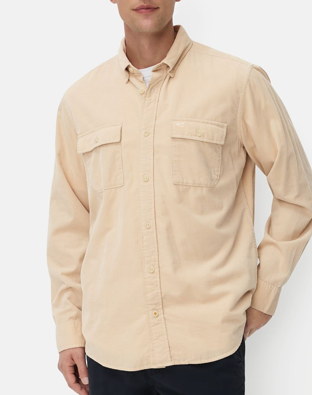 CAMEL ACTIVE ΠΟΥΚΑΜΙΣΟ Μ.Μ. B.D. broken corduroy 2pocket C252-409141-6S41-11 Biege
