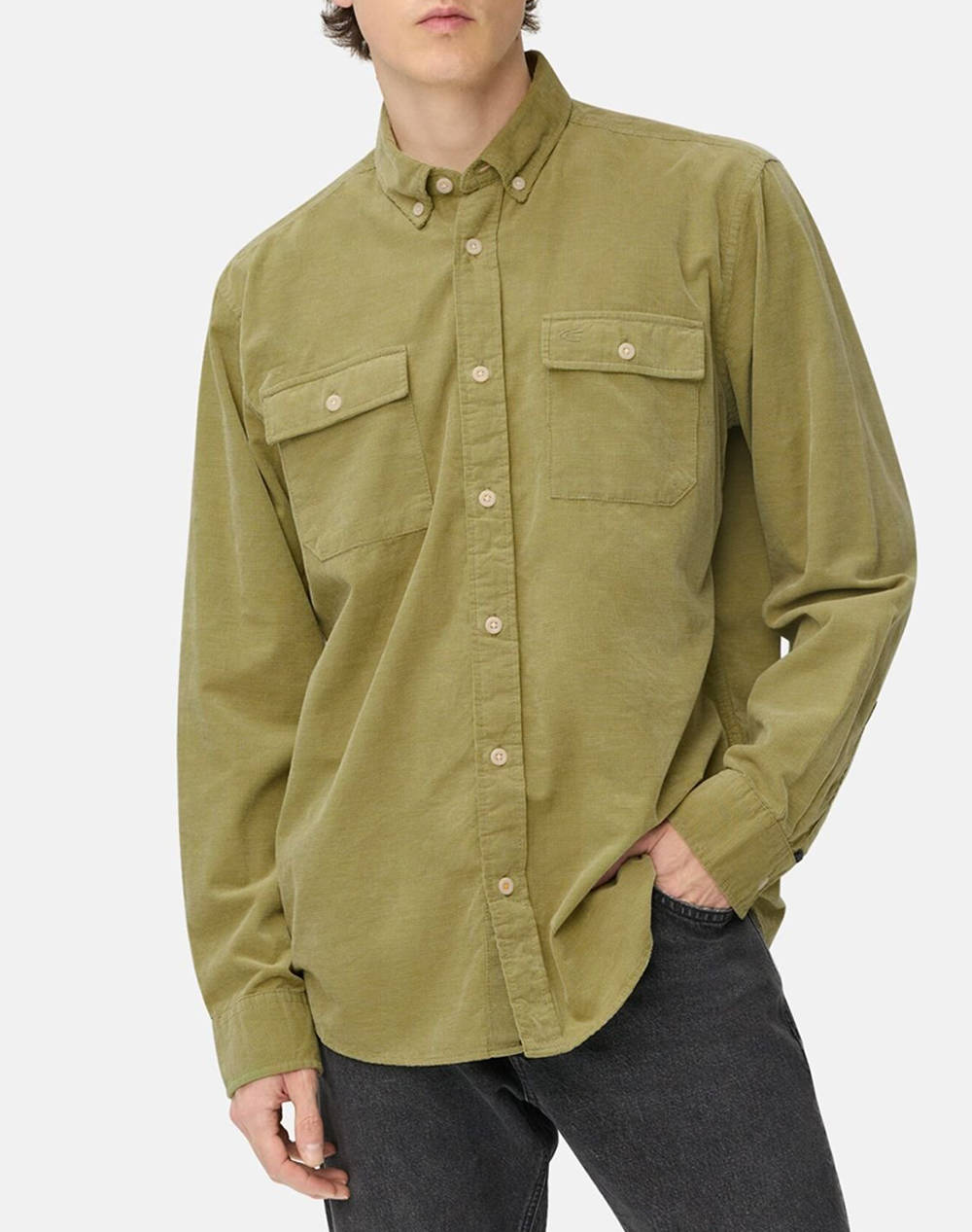 CAMEL ACTIVE ΠΟΥΚΑΜΙΣΟ Μ.Μ. B.D. broken corduroy 2pocket C252-409141-6S41-34 Green