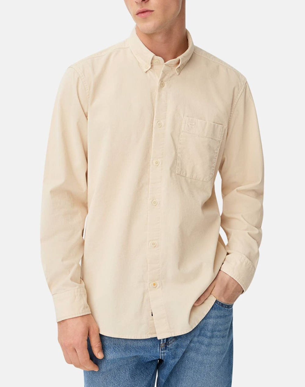 CAMEL ACTIVE ΠΟΥΚΑΜΙΣΟ Μ.Μ. corduroy B.D. C252-409142-6S42-11 Biege