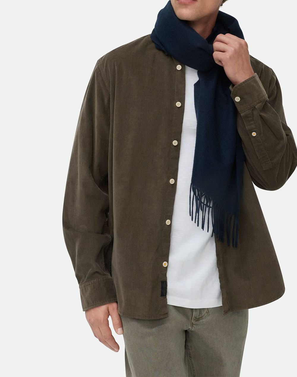 CAMEL ACTIVE ΠΟΥΚΑΜΙΣΟ Μ.Μ. corduroy B.D. C252-409142-6S42-27 Brown