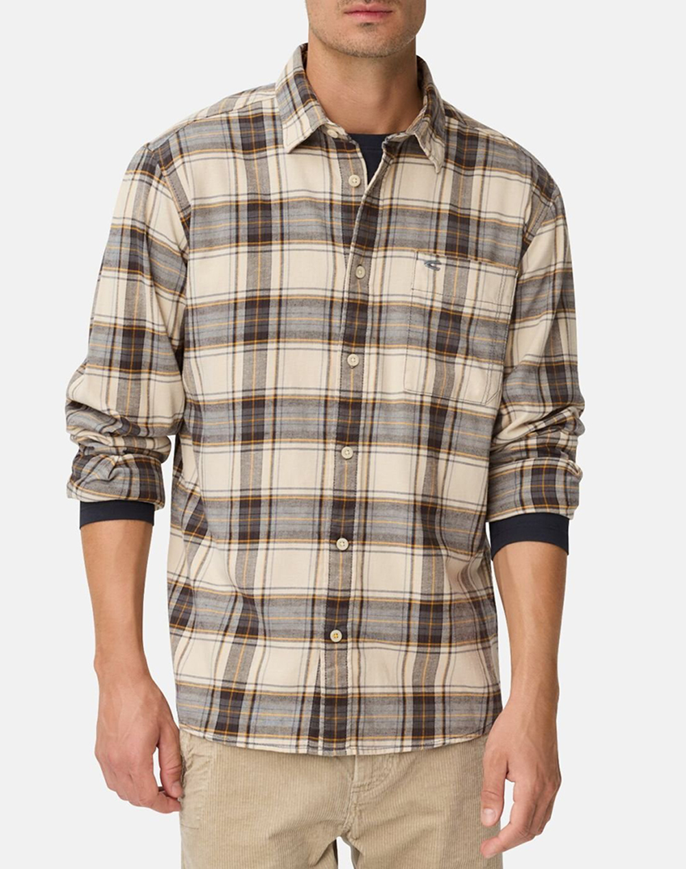 CAMEL ACTIVE ΠΟΥΚΑΜΙΣΟ Μ.Μ. check C252-409146-6S46-11 Biege