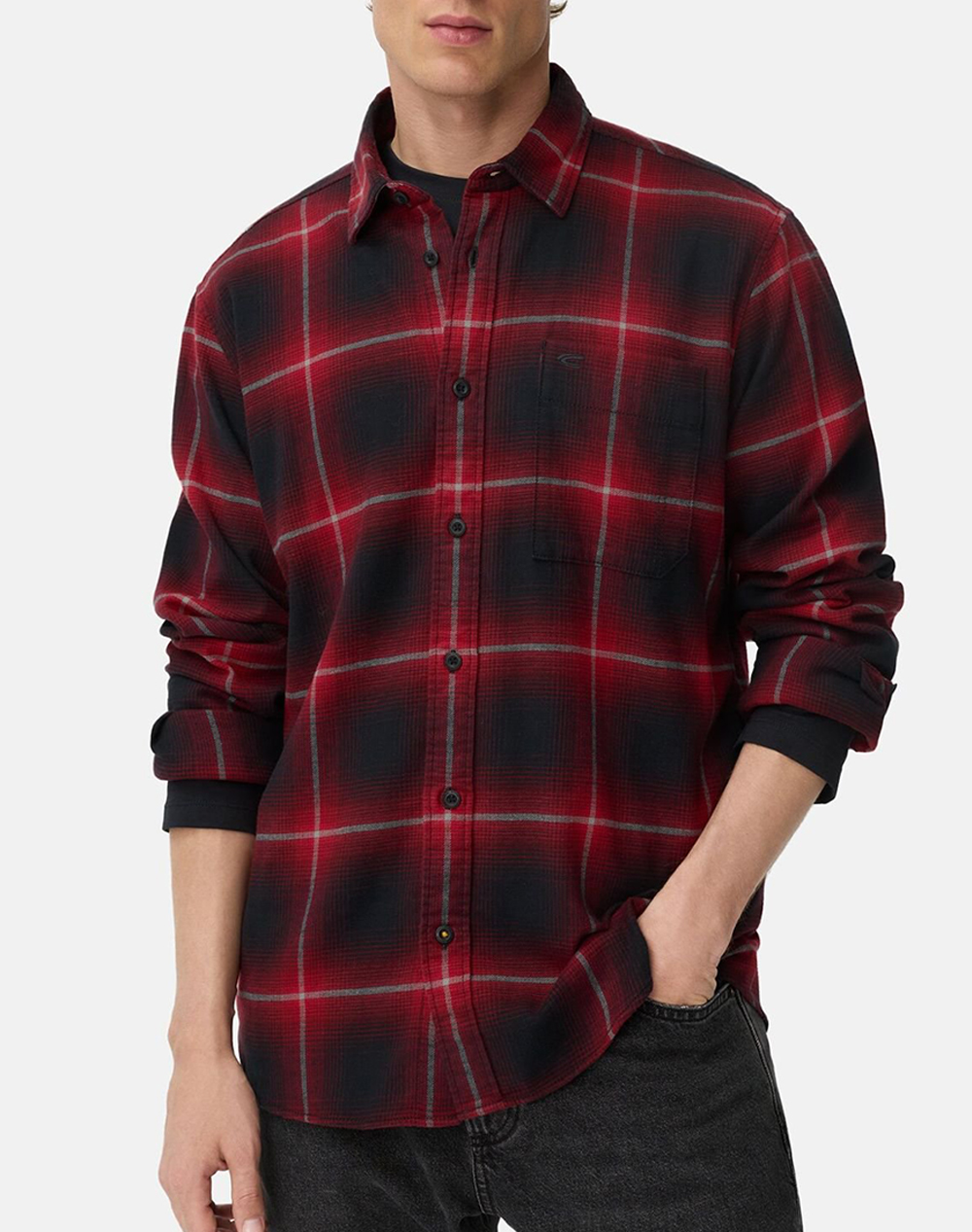 CAMEL ACTIVE ΠΟΥΚΑΜΙΣΟ Μ.Μ. check C252-409146-6S46-54 DarkRed