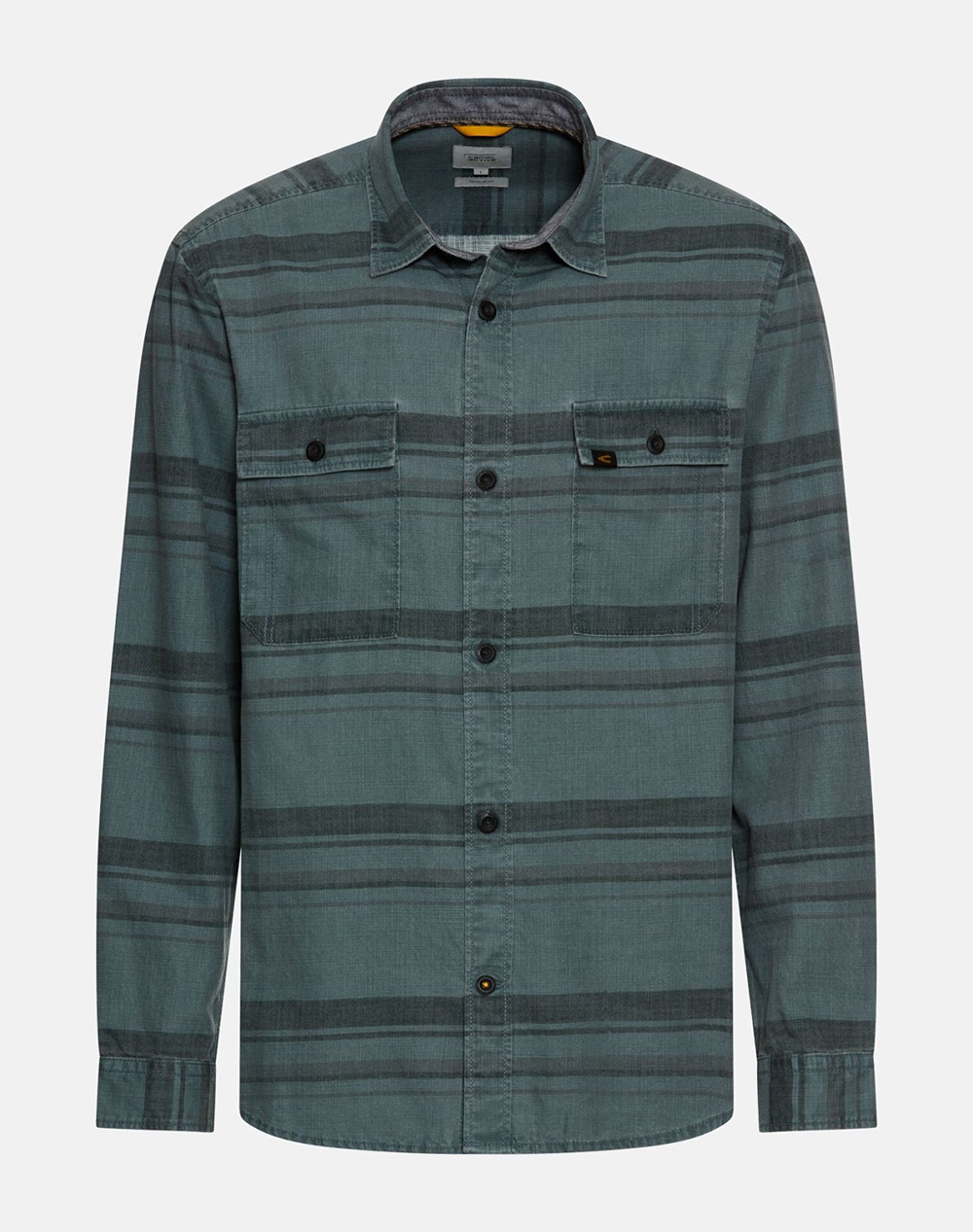 CAMEL ACTIVE ΠΟΥΚΑΜΙΣΟ Μ.Μ. 2Pocket flaps hor. Stripes C252-409118-6S18-47 Petrol