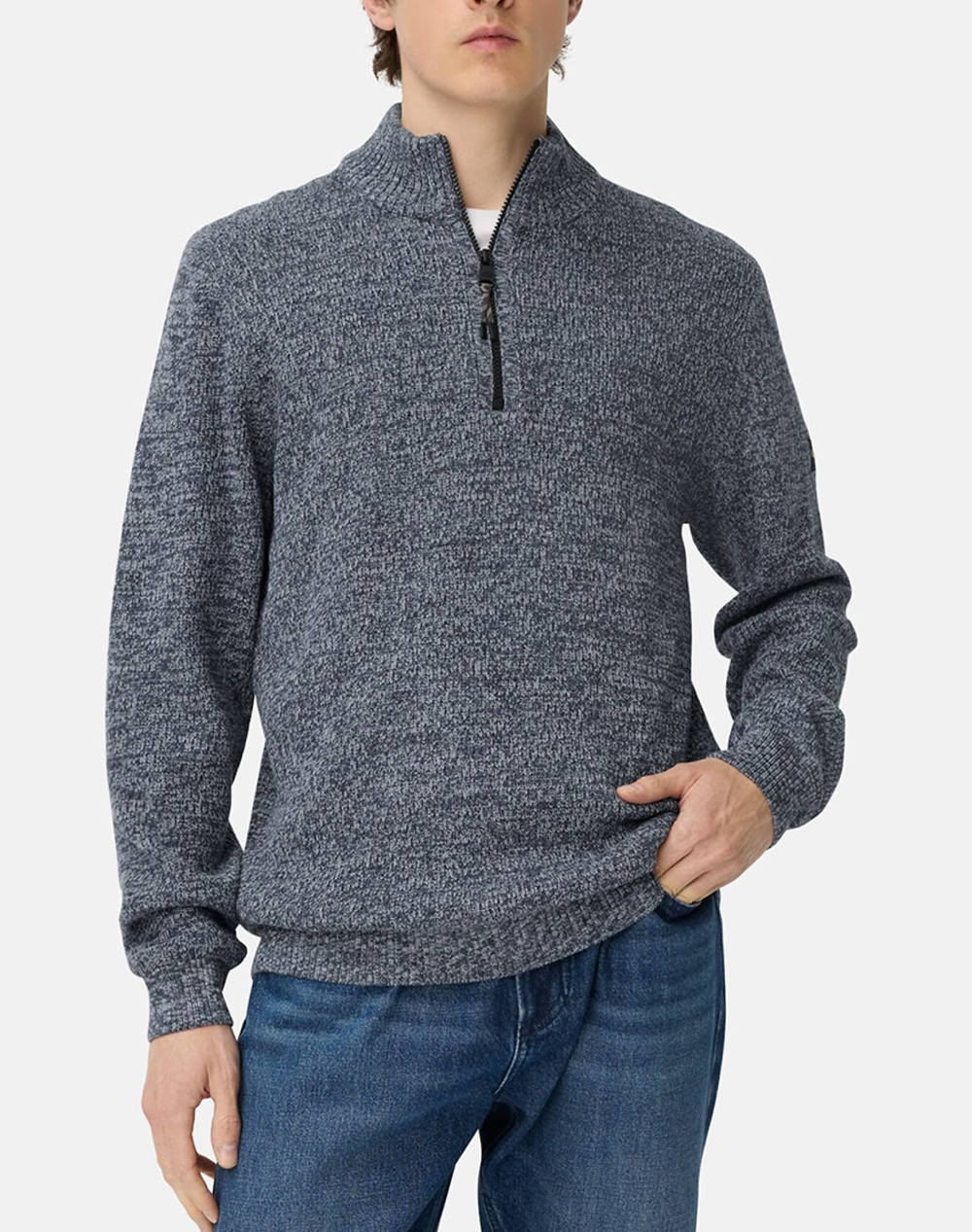 CAMEL ACTIVE Πλεκτό Pullover Troyer C252-409530-6K06-47 Blue