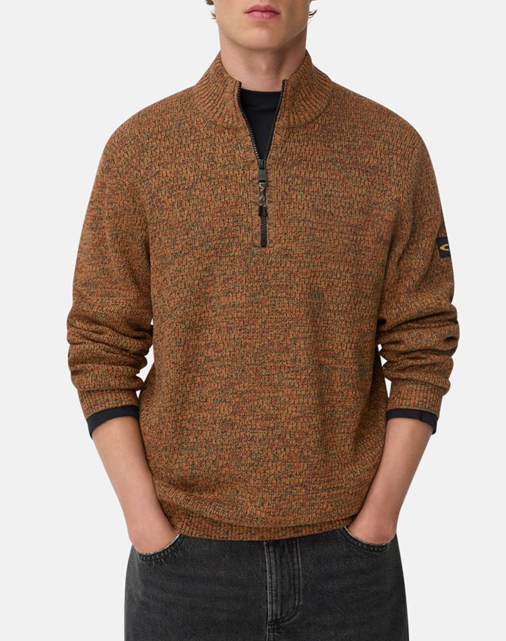 CAMEL ACTIVE Πλεκτό Pullover Troyer C252-409530-6K06-55 Mixed