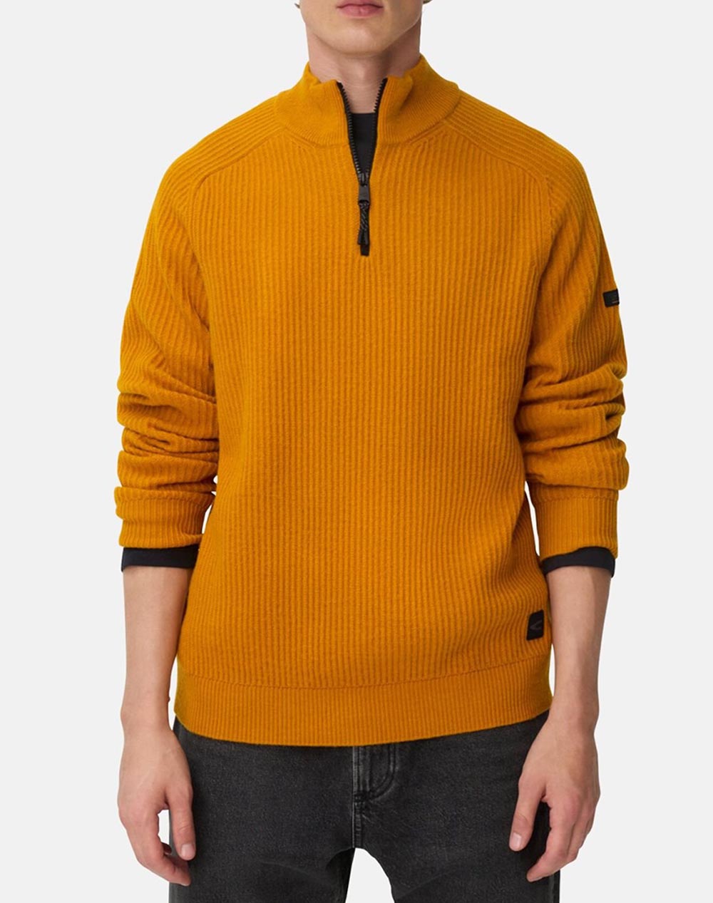 CAMEL ACTIVE Πλεκτό Pullover Troyer C252-409530-6K29-67 Orange
