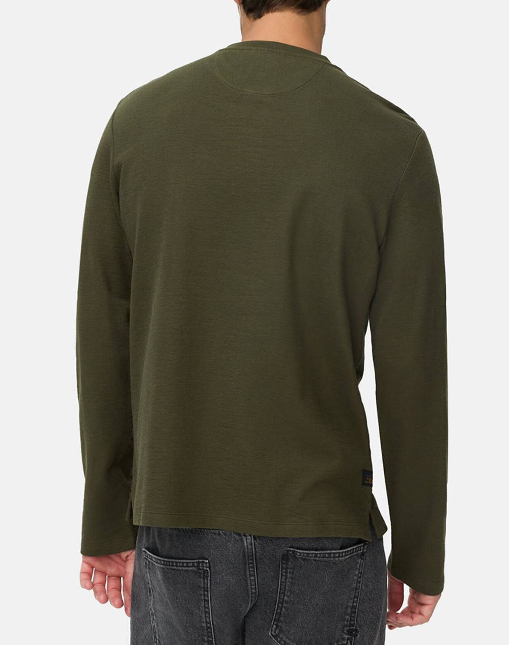CAMEL ACTIVE T-Shirt M.M. Henley C252-409640-6T44-37 DarkGreen φωτογραφία