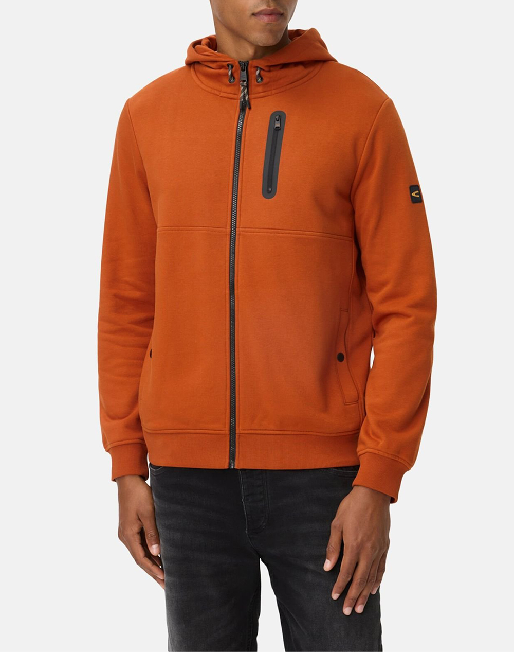 CAMEL ACTIVE ΦΟΥΤΕΡ ΖΑΚΕΤΑ Full Zip Hoodie C252-409406-6W52-55 Orange